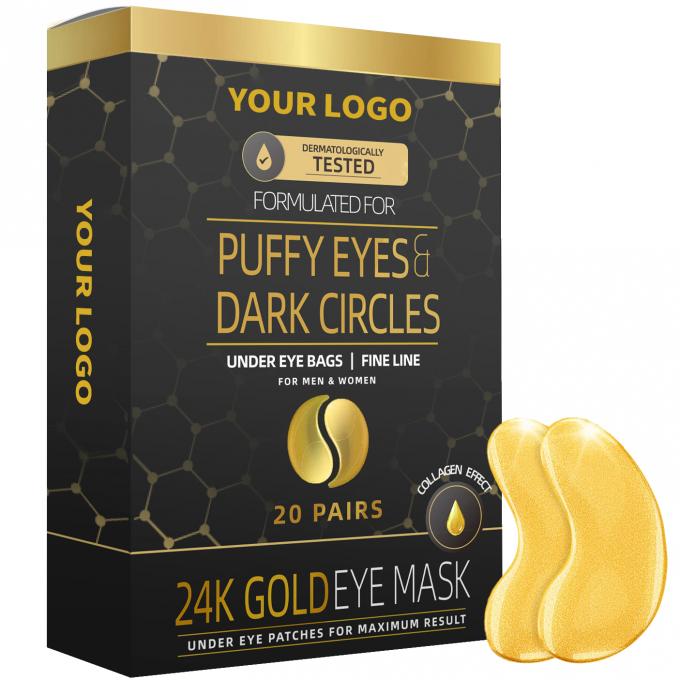 Hydratisierende Gold-Augenmaske zur Reduzierung von feinen Linien und Falten Professionelles QC-Team 0