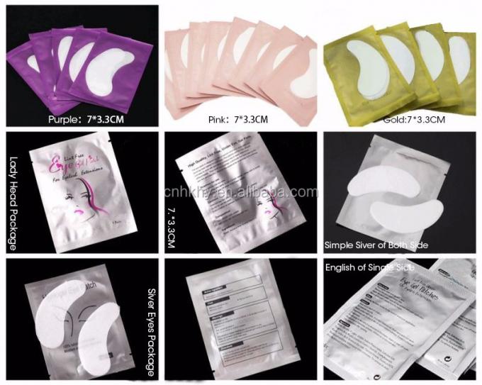 Lash Extension SH-1 Pearl Patch Eye Pad für den Patch Test von Wimpern Kleber Baumwolle 5