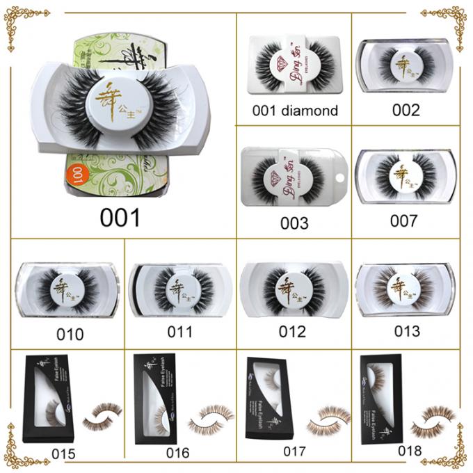 10mm-15mm natürliche lange falsche Wimpern 5 Paare synthetische Farbhaarverlängerungen 3