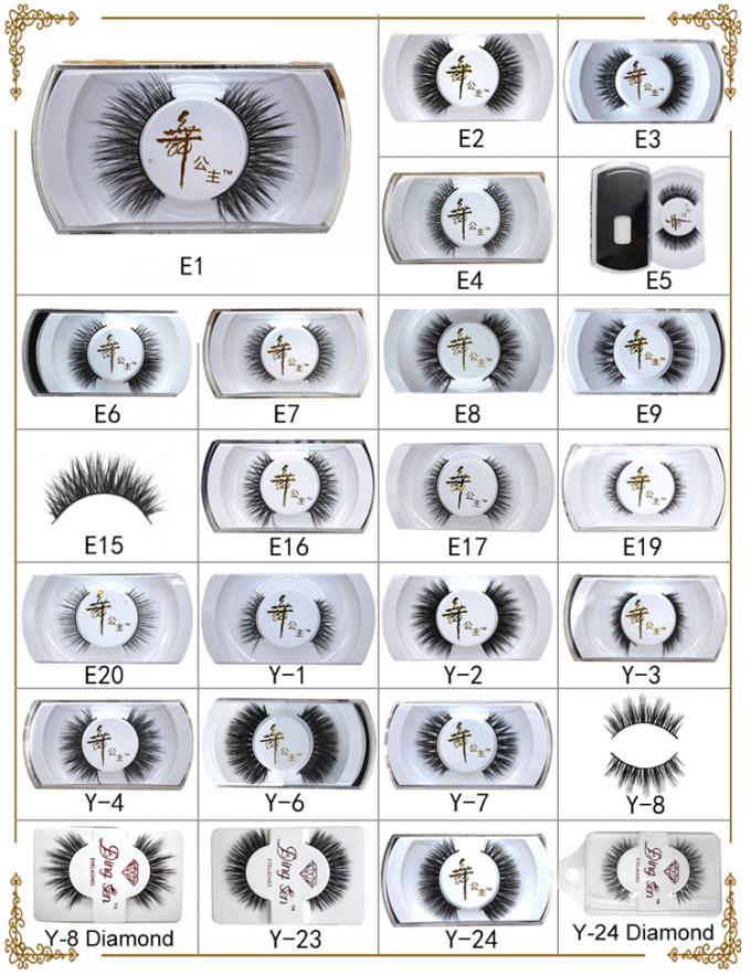 10mm-15mm natürliche lange falsche Wimpern 5 Paare synthetische Farbhaarverlängerungen 4