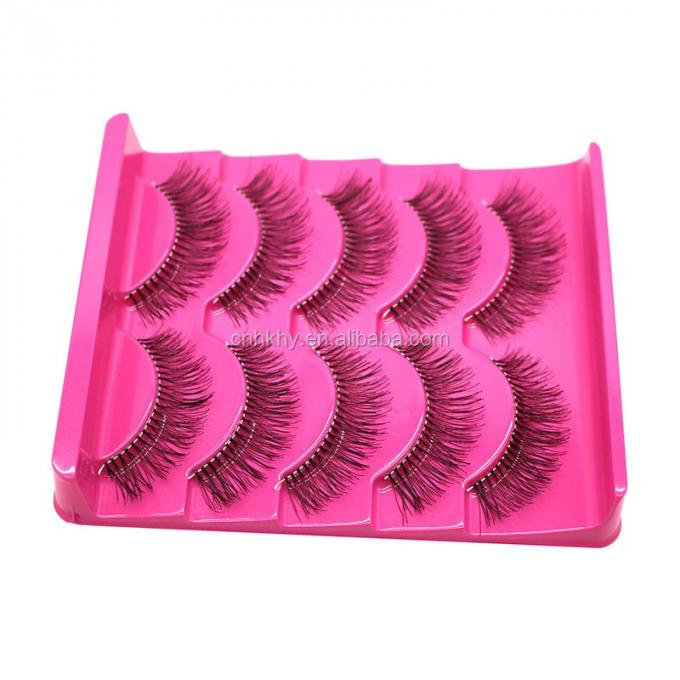 Verbessern Sie Ihr Make-up-Spiel mit 5 Paaren falscher Wimpern A21 und natürlichem langen Stil 4